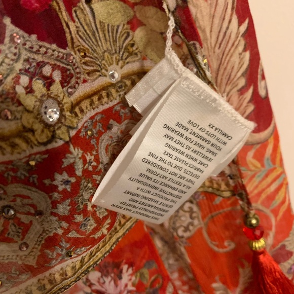 Silk Camilla Cameos Can Can Long scarf - Picture 8 of 13